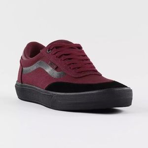 Vans Gilbert Crockett burgundy black sneaker shoes